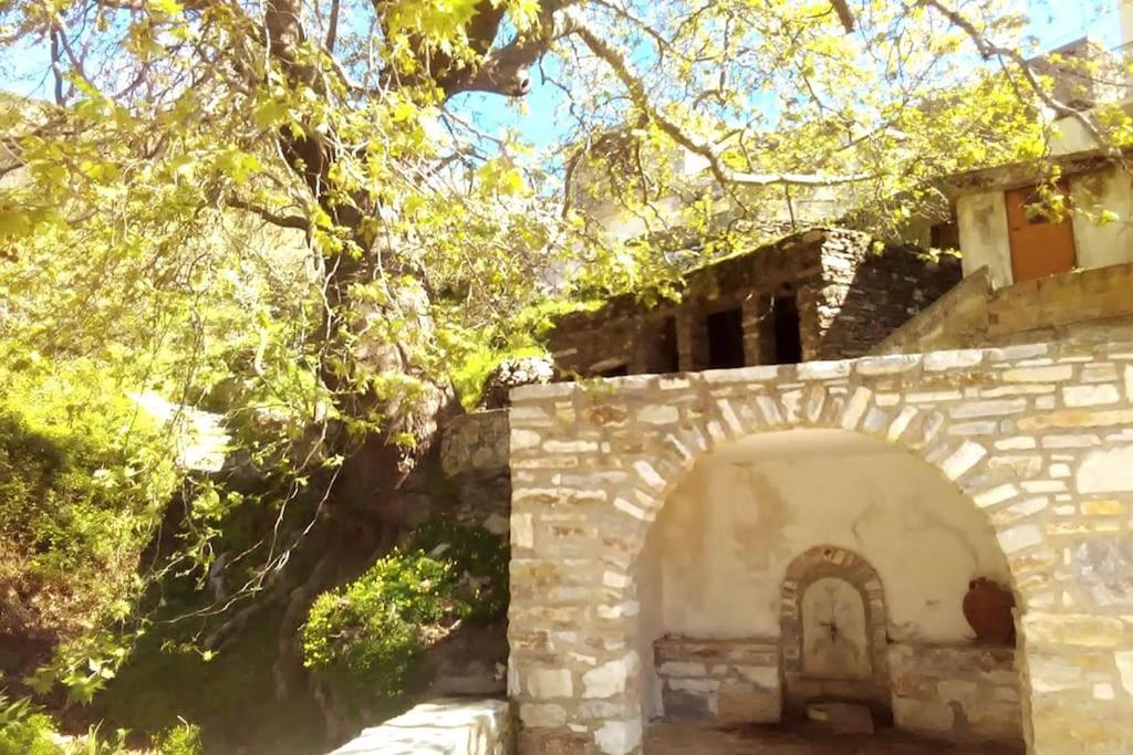 Naxos Mountain Retreat - Tiny House Build On Rock Apartment Koronos Екстериор снимка